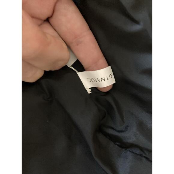 L.L.Bean Women's Long Down Coat Size LP Black Parka vtg - Picture 13 of 13
